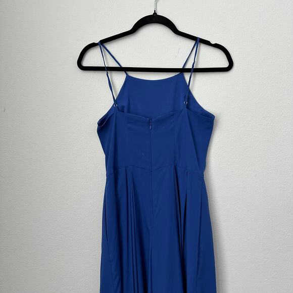 1.State Blue Wide Leg Palazzo Jumpsuit Size 0 - Picture 8 of 10